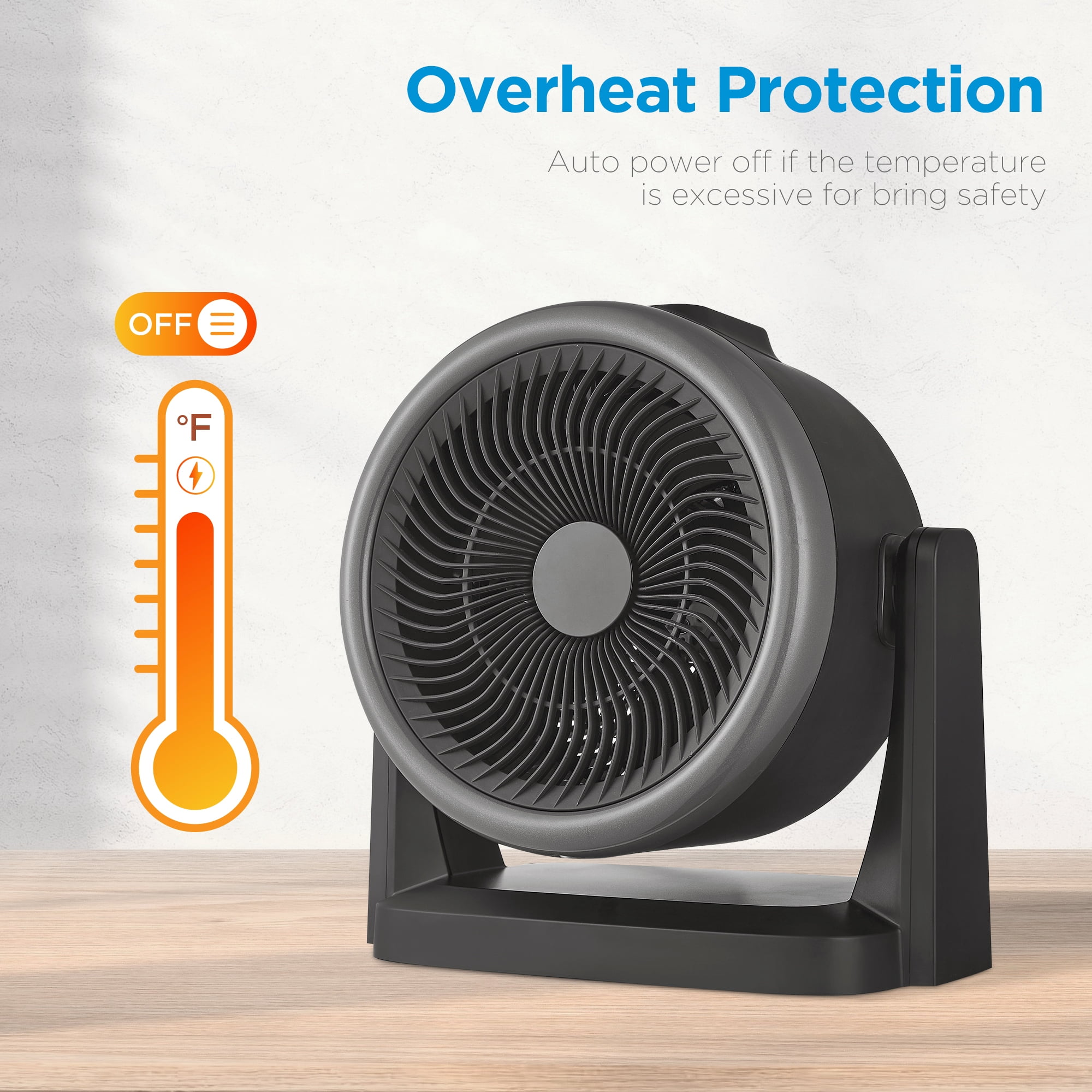 Buy Midea 2-in-1 Turbo Heater Fan Black at Ubuy Ghana