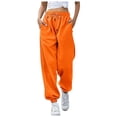 thumbnail image 1 of WILLBEST Pantalones Casuales para Mujer, Pantalones Holgados de Cintura Alta y Lisos, Diseño de Encaje Acampanado para Un Estilo y Comodidad Sin Esfuerzo. Mediana, 1 of 6