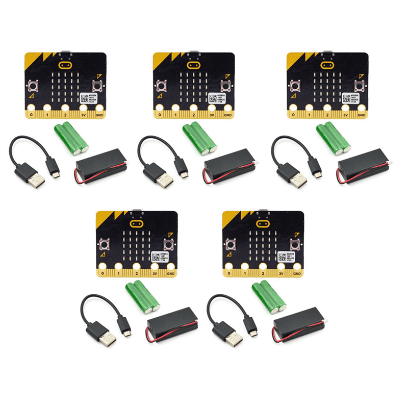 5X Microbit GO Starter Kit BBC Smart Car KitQtruckPython Education Microbit Supports AI and Machine Learning