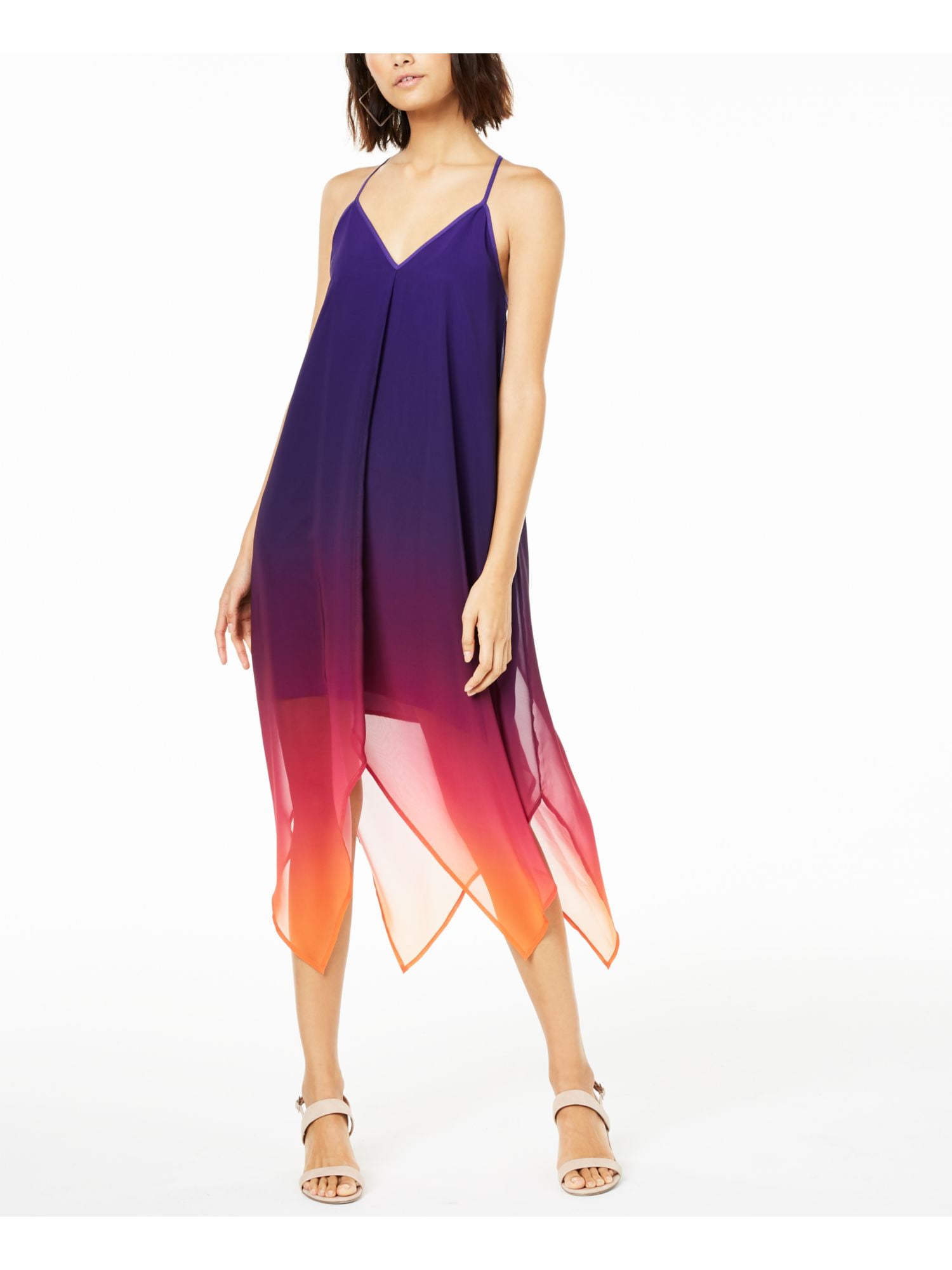 Neck Midi Trapeze Dress Size 