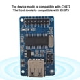 thumbnail image 3 of U HW-252A CH376 U Disk USB Module Support 8-bit Parallel Port Asynchronous Serial Port, 3 of 7