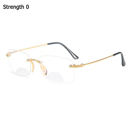 Fashion Anti-blue Light Portable Unisex Reading Glasses Presbyopia Eyeglasses Eyewear Bifocal Spectacle STRENGTH 0