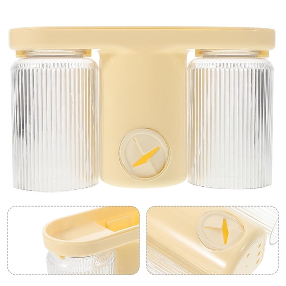 YUYUETIME kids toothbrush cup wall Wall Mounted Toothbrush Holder PP 1 Set