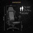 thumbnail image 2 of noblechairs HERO Series Noir/blanc, 2 of 6