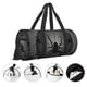 thumbnail image 3 of Fotbe Black Spiders Bolsa Deportiva de Lona Plegable con Estampado, Bolsa de Gimnasio con Bolsillo Seco/Húmedo, Bolsa de Viaje Ultraligera de Gran Capacidad, 3 of 6