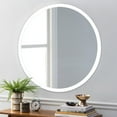thumbnail image 1 of Costway 24'' LED Mirror Illuminated Light Wall Mount Bathroom Round Make Up Touch Button, 1 of 9