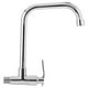 thumbnail image 5 of Grifo de Cocina ANGGREK Grifo Giratorio de Lavabo de Baño Montado en la Pared Cromado, 5 of 8