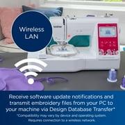 Brother PE545 Embroidery Machine with Built-in Designs and Wireless Connectivity