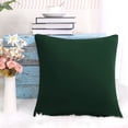thumbnail image 4 of Funda de cojín para Sofá Piccocasa Funda de almohada Verde oscuro 45cm x 45cm, 4 of 8