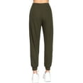 thumbnail image 3 of BYND AVG Womens Premium Knit Jogger Sweatpants with Drawstring Elastic Active Loungewear, 3 of 3