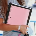 thumbnail image 7 of Mead 1 Subject Wide Ruled Notebook 8 x 105 Pastel Pink Poly Spiral 100 Sheets -, 7 of 7