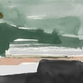 thumbnail image 2 of Cartissi  15x15 Gold Ornate Wood Framed with Double Matting Museum Art Print Titled - Notes of Green I, 2 of 4