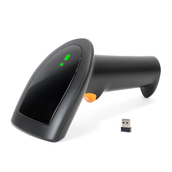 BWHS25L Lecteur de Codes-Barres 3-en-1: Sans Fil/Bluetooth/fil 2,4G, Lecteur de Codes 1D/2D/QR avec 300 Balayages/vitesse Sec, Stockage hors Ligne 100 000, Support Mains Libres, Câble USB Inclus – Modèle Standard pour