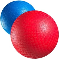 Red & Blue Kickball Set - (9 Inch) with Pump for Toddlers Kids & Adults - Indoor & Outdoor Gym Sports Toys - Fun Playground Balls for Kids Dodgeball, Four Square, PE, Games, Recess and More