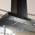 thumbnail image 3 of ZLINE 30 in. Island Mount Range Hood in Black Stainless Steel (BSKE2iN-30), 3 of 5