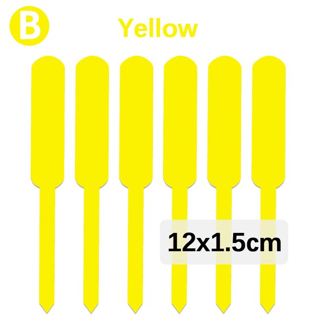 25-100PCS Plastic Plant Labels Flower Pots Landing Tag Sign Stake Flower Vegetable Potted Diy Garden Decorating Tool Clean Reuse