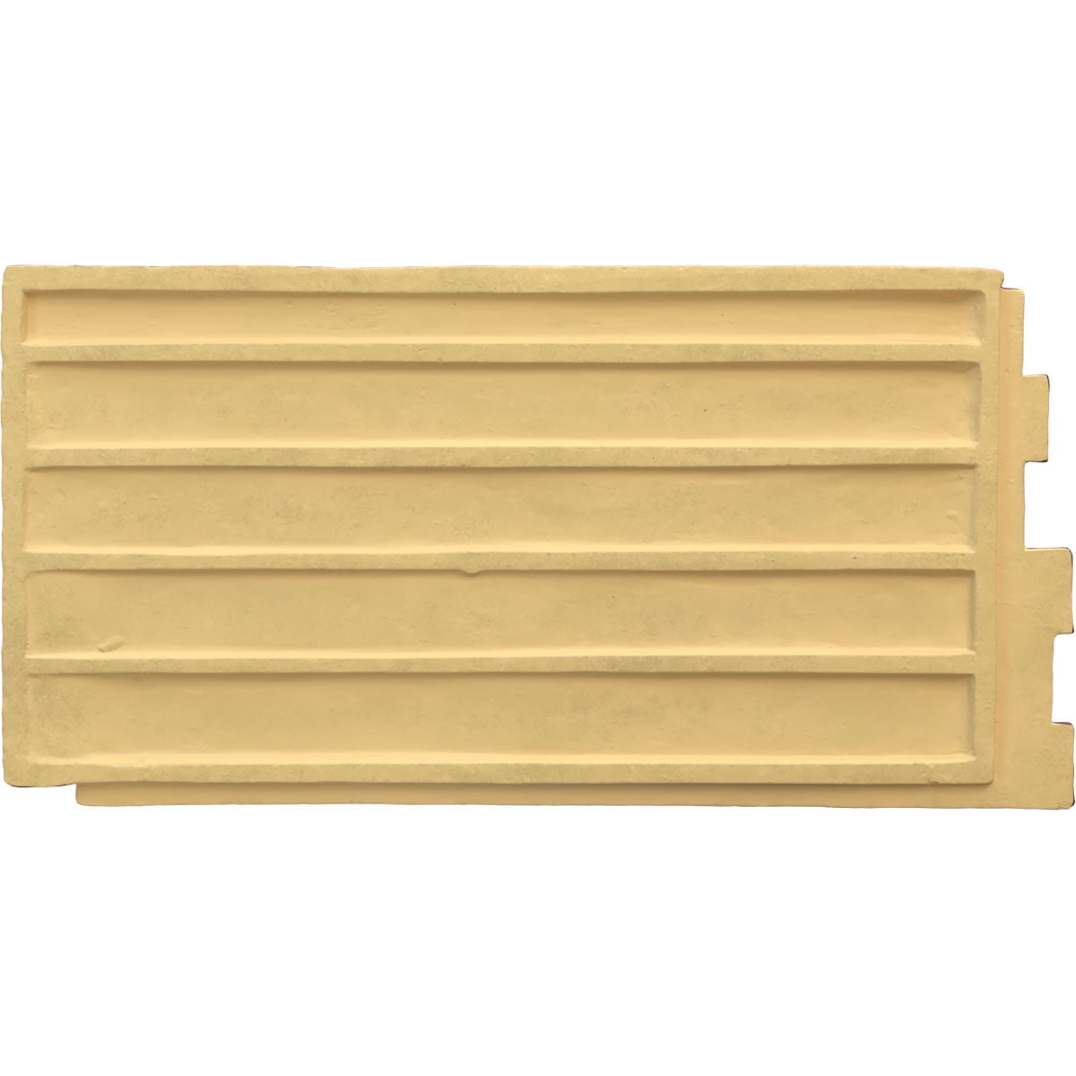 Ekena Millwork 48.625"W x 24.75"H x 1.25"D Cascade Stacked Stone, StoneWall Faux Stone Siding Panel, Canyon Brown