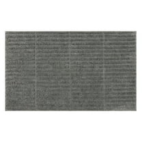 Mohawk Sanctuary Bath Mat Soft Absorbent Quick Dry Machine Washable Non-Slip Bathroom Mat, Pewter, 17" x 24"