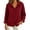 Wine, variant on uublik Corduroy Jacket Women Navy Button Front Lightweight Classic Casual Outerwear with Pockets
