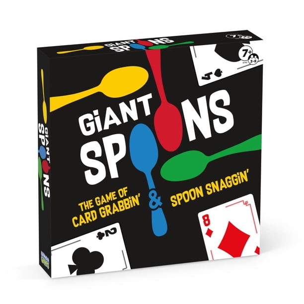 Juego de cartas PlayMonster Giant Spoons para niños y adultos mayores de 7 años