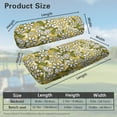 thumbnail image 3 of POLERO Yellow Daisy Floral Print Golf Cart Seat Protector Easy to Install Ezgo Txt Front and Back Seat Cushion Cover for Golf Cart Decorations All Seasons, 3 of 8