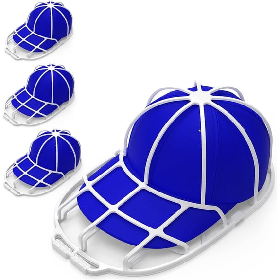 Feiger 3-Pack Hat Washer for Washing Machine,Cap Washer,Baseball Cap Washers,Baseball Hat Cleaner/Cleaning Protector,Ball Cap Washing Frame Cage Hat Washing Holder