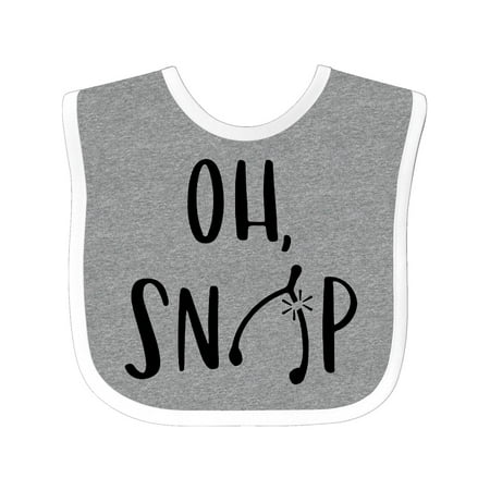 

Inktastic Oh Snap Funny Thanksgiving Wishbone Gift Baby Boy or Baby Girl Bib