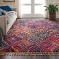 thumbnail image 6 of Nourison Moroccan Casbah Shag Red/Multicolor 6'7" x 9'6" Area Rug, (7x10), 6 of 8