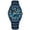 All Blue, variant on Fashion Stainless Steel Watch – Colorful Finish, Quartz Movement & Date Window