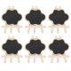 thumbnail image 1 of Chalk Board Signs Mini Blackboards Memo Board For Pubs Kitchens Wood Material Rectangular Shape 10.6x8cm 7Pcs, 1 of 5