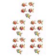 thumbnail image 2 of bedienty 50pcs DIY Buttons Cartoon Giraffe Children's Beautifully Decorated by Hand No.03 5Set, 2 of 6