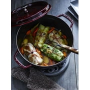 Staub Cast Iron 5.5-qt Round Cocotte - Grenadine