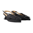 thumbnail image 2 of Ganni Women's Big Bow Kitten Pumps - Synthetic - Black Black Sizes EU 34-50 2/3, 2 of 3