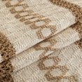 thumbnail image 3 of Rustic Table Runner with Tassels, Cotton Linen Farmhouse Table Decoration for Holiday Party, Wedding and Dining, 72 Inches, Ivory, 3 of 6