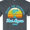 thumbnail image 4 of Inktastic Summer Enjoy the Sunshine Fort Meyers Florida in Blue T-Shirt, 4 of 5