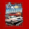 thumbnail image 6 of Wild Bobby, Mustang Untamed American Spirit Ford Cars and Trucks Men Graphic Tank Top, Red, Large, 6 of 6