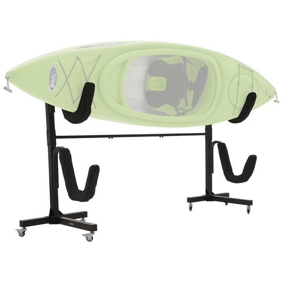 Elevate Outdoor Freestanding Storage Rack for 2 Kayaks or SUPs, 175 lb. Capacity