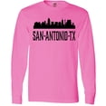 thumbnail image 3 of Inktastic San Antonio Texas City Skyline Long Sleeve T-Shirt, 3 of 5