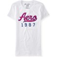 thumbnail image 1 of Camiseta gráfica Aeropostale Aero 1897 para mujer color blanco XS, 1 of 1