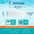 thumbnail image 3 of Hurricane Filters HF9442-01 Advanced Pool and Spa Cartridge Filter Replacement, 3 of 8