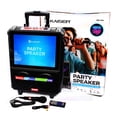 thumbnail image 1 of Bafle karaoke recargable pantalla 14" Bluetooth Mic USB REC Kaiser Edición Especial, 1 of 2