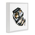 thumbnail image 3 of Stupell Industries Eclectic Cat Sleeping Heels Box White Framed Giclee Art, 12 x 12, by Amanda Greenwood, 3 of 8