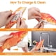 thumbnail image 4 of Beewarm Flopping Fish Cat Toy - 4 tipos de peces para elegir - Motion Kitten Toy, Plush Interactive Cat Toys, Fun Toy para Cat Exercise Red Carp brillar Hogar, 4 of 5
