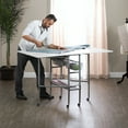 thumbnail image 5 of Sew Ready Hobby/Craft/Sewing/Fabric Cutting/ Multipurpose Table Height Adjustable with 60" x 36" Folding Top, Storage Shelf and Drawers, 5 of 17