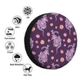 thumbnail image 4 of Sikiie Snake And Flower PVC Leather Spare Tire Wheel Cover Spare Tire Cover, for Car Truck SUV Camper Trailer Universal Fit(14-17in)-14 inch, 4 of 6
