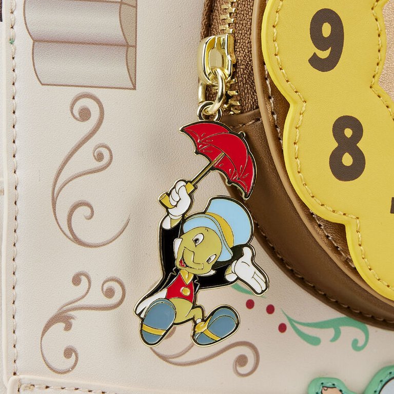 【Lounge Fly】Pinocchio Cuckoo Clock Mini Backpack Loungefly WonderCon Exclusive Pinocchio Cuckoo Clock Mini