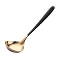 thumbnail image 1 of Grandest Birch Soup Spoon Ergonomic Design Comfortable Grip Stainless Steel BPA Free Deep Head Stirring Ladle Kitchen Supplies Ant, 1 of 8