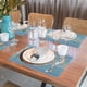 thumbnail image 3 of Juego de 6 manteles individuales para mesa de comedor, tela lavable, resistente al calor, antideslizante, PVC, impermeable, tejido de vinilo, para el hogar, cocina, restaurante, decoración de fiesta d, 3 of 5