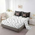 thumbnail image 4 of YST Gaming Full Bedding Sets for Girls Pink Black Gamepad 7 Piece Comforter Set, Geometric Grid Square, 4 of 5