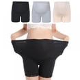 thumbnail image 5 of 4PCS Women's Seamless Maternity Shapewear for Dresses Pregnancy Shorts Panties High Waist Mid-Thigh Underwear, 5 of 10